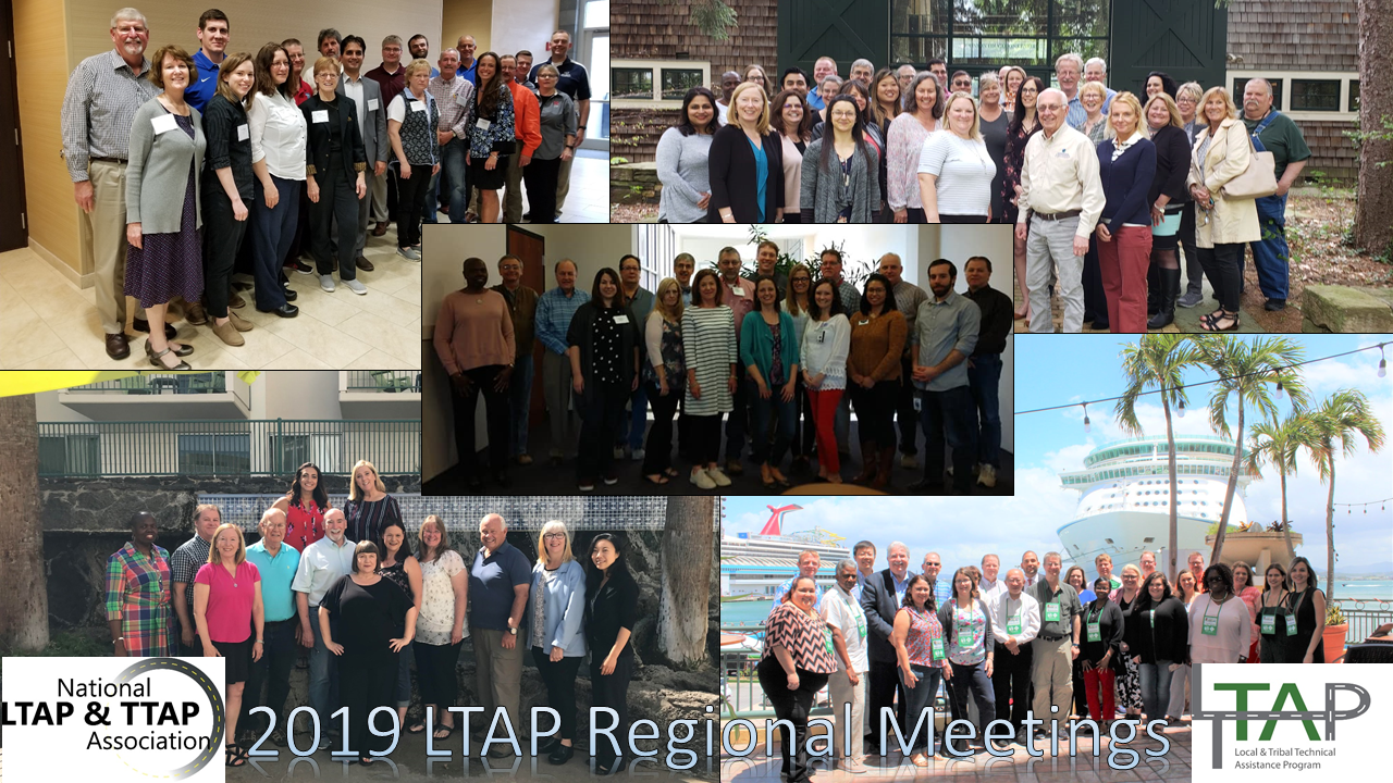 Collage of 2019 Regional LTAP Meetings